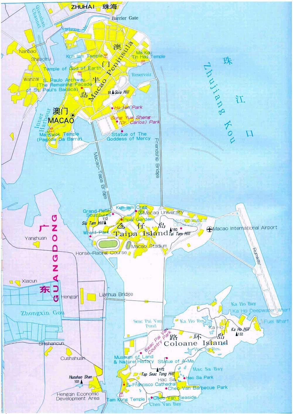 地图澳门市