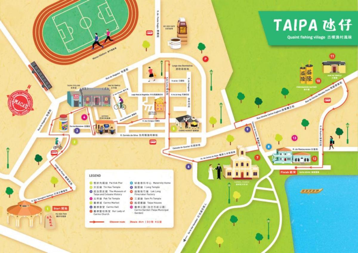地图taipa村地图