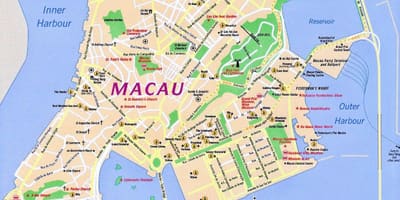 澳门的澳门的地图