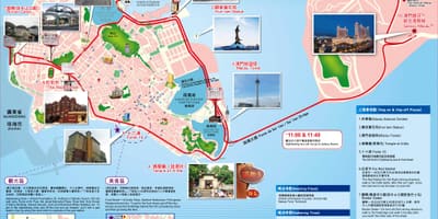 地图澳门旅游景点