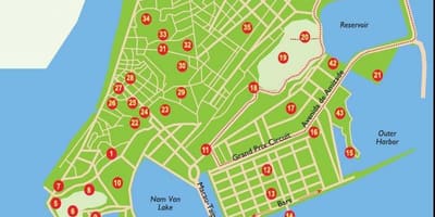 澳门旅游点的地图