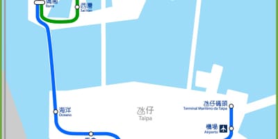 澳门的地铁图