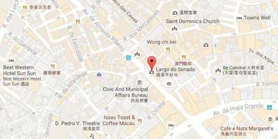 地图senado澳门广场