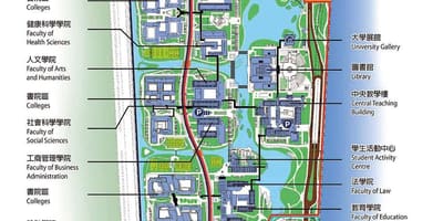 澳门大学地图